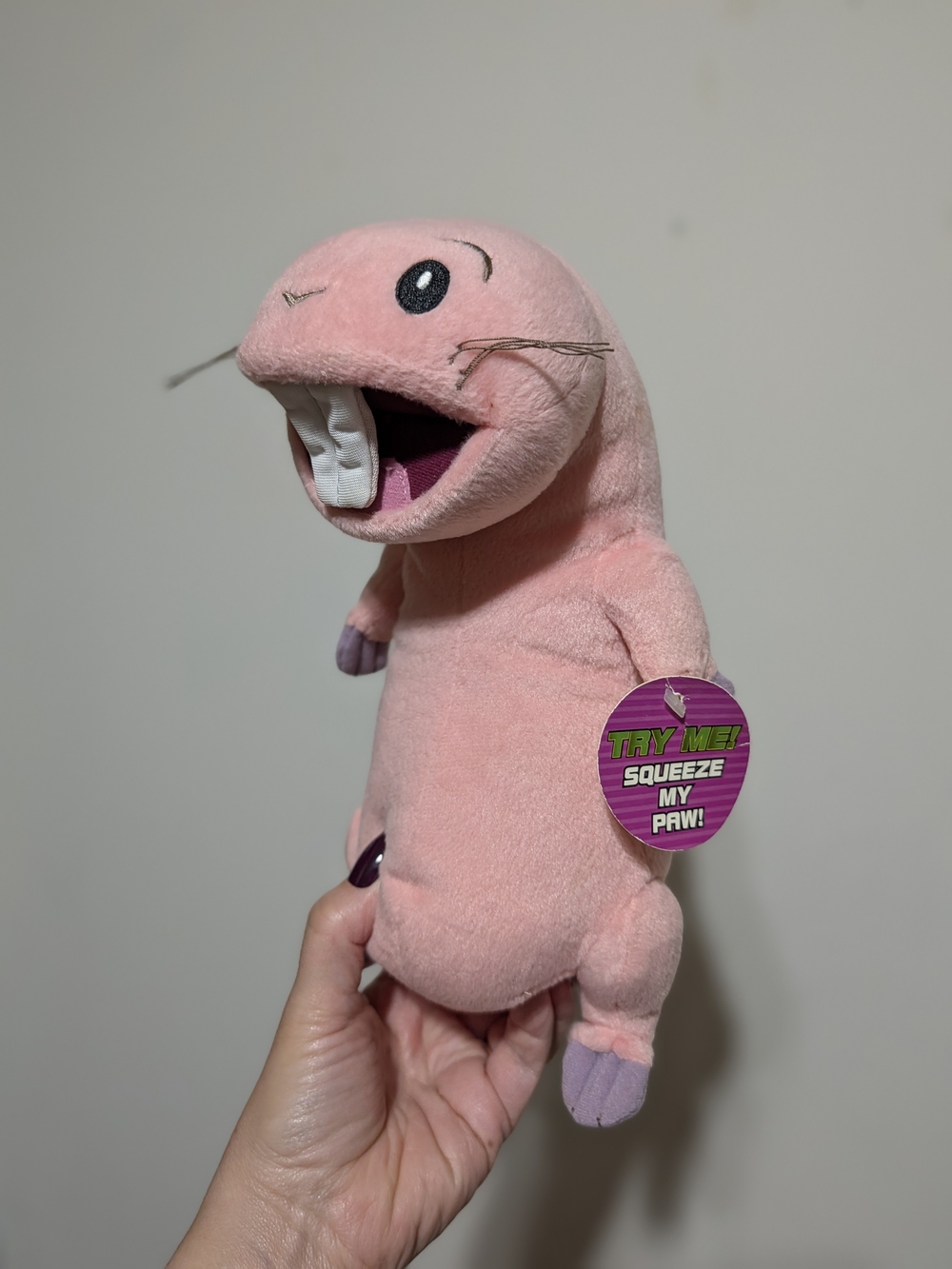 Kim Possible Rufus Naked Mole Rat Plush